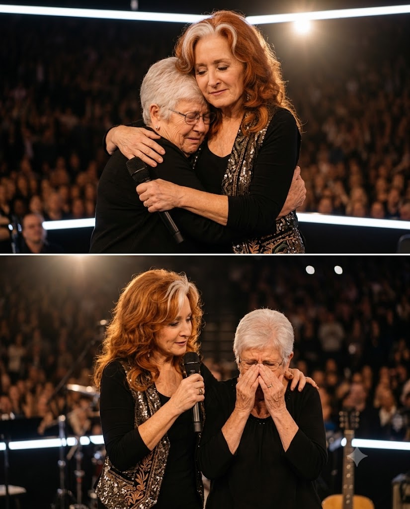 BONNIE RAITT STOPPED THE MUSIC FOR ONE ELDERLY FAN — AND 30,000 PEOPLE WATCHED A SIMPLE THANK-YOU BECOME UNFORGETTABLE