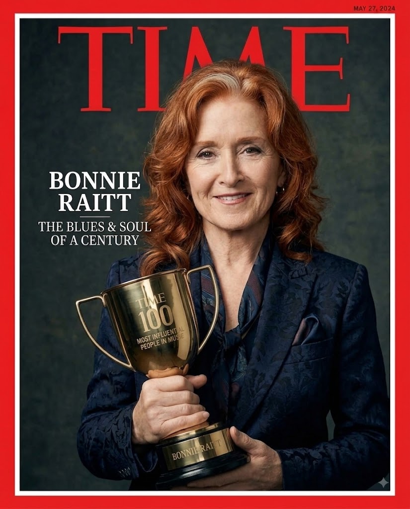 BONNIE RAITT LINKED TO TIME MAGAZINE’S “100 MOST INFLUENTIAL PEOPLE OF 2026” — AND FANS SAY HER FIVE-DECADE LEGACY MAKES THE HONOR FEEL DESERVED
