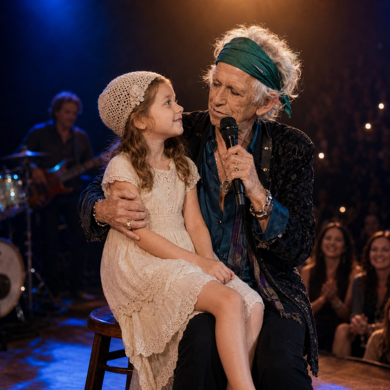 KEITH RICHARDS STOPPED MID-SONG FOR A SICK LITTLE GIRL — AND “YOU GOT THE SILVER” BECAME A PRAYER FOR THE ENTIRE ARENA