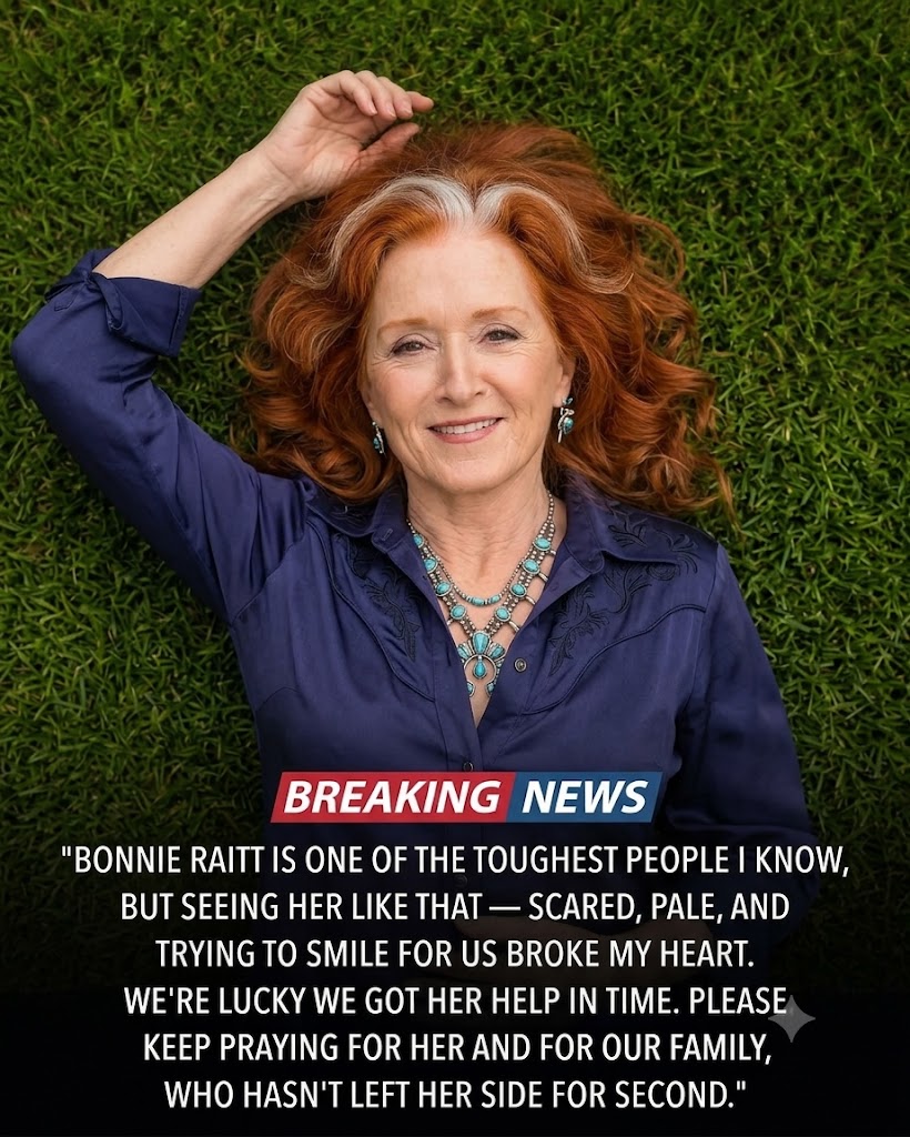 BONNIE RAITT’S REPORTED HEALTH SCARE LEAVES FANS WORRIED — BUT THE LATEST WORD IS FAR MORE HOPEFUL