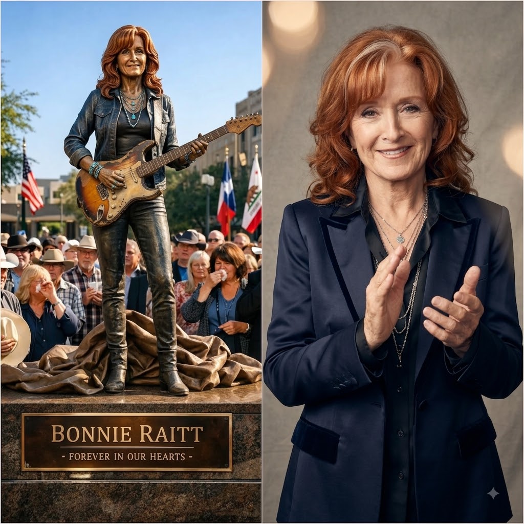 BONNIE RAITT REPORTEDLY SET TO RECEIVE A $2.5 MILLION CALIFORNIA STATUE — A MONUMENT FANS SAY IS WORTHY OF A TRUE AMERICAN ORIGINAL