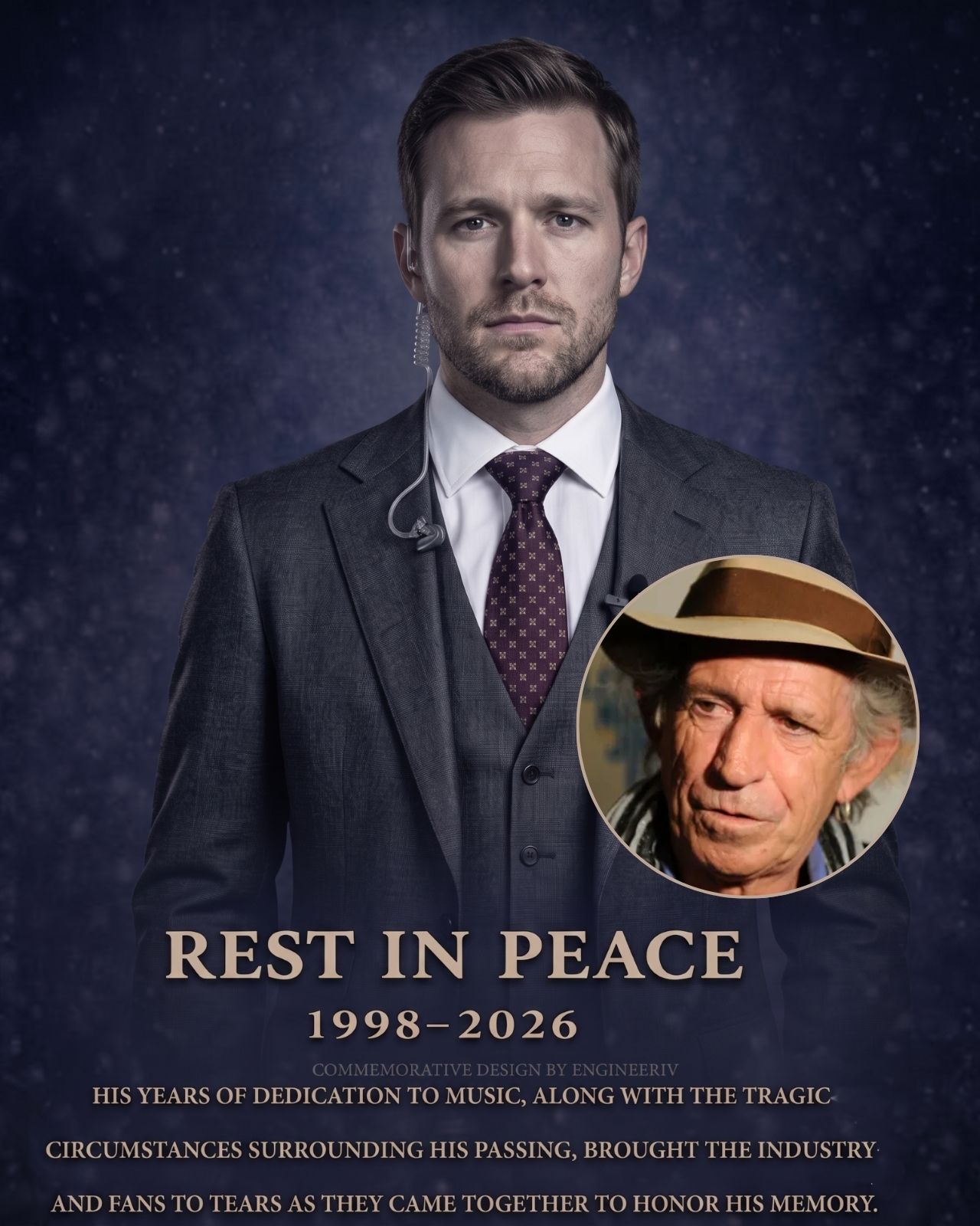 KEITH RICHARDS’ INNER CIRCLE REPORTEDLY DEVASTATED AFTER YOUNG ASSISTANT DIES AT 28 — LEAVING BEHIND A NEWLYWED SPOUSE AND 3-YEAR-OLD CHILD