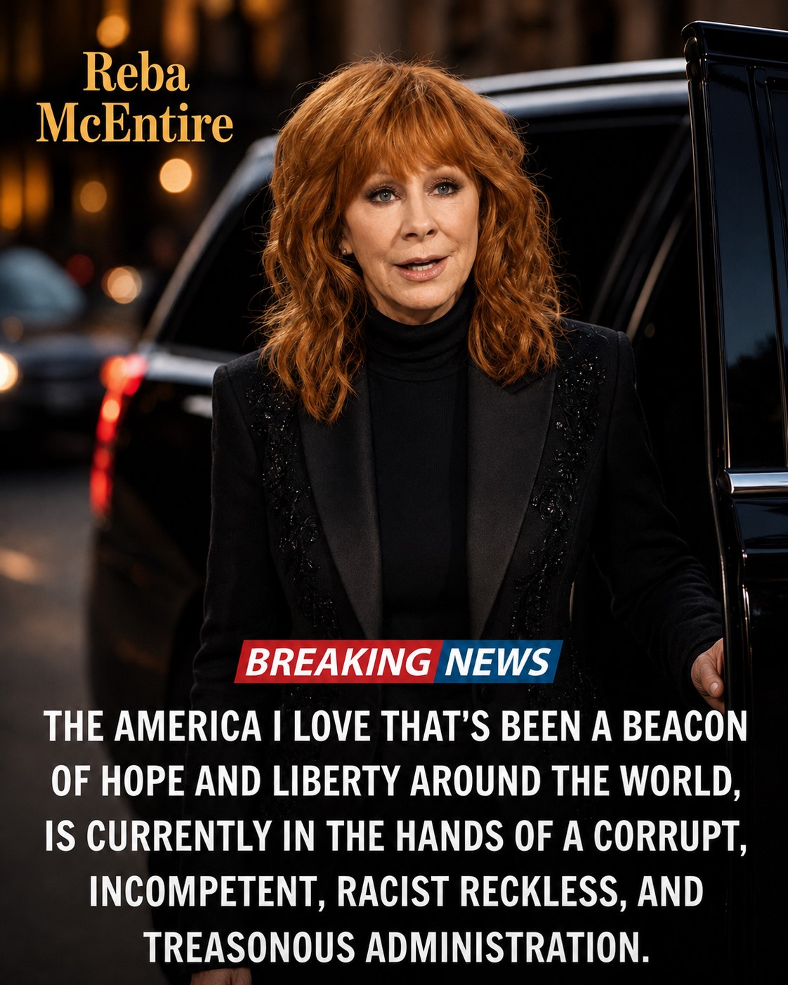 REBA McENTIRE’S QUIET WORDS ABOUT AMERICA STRIKE A DEEP CHORD — AND FANS SAY HER MESSAGE WAS BIGGER THAN POLITICS