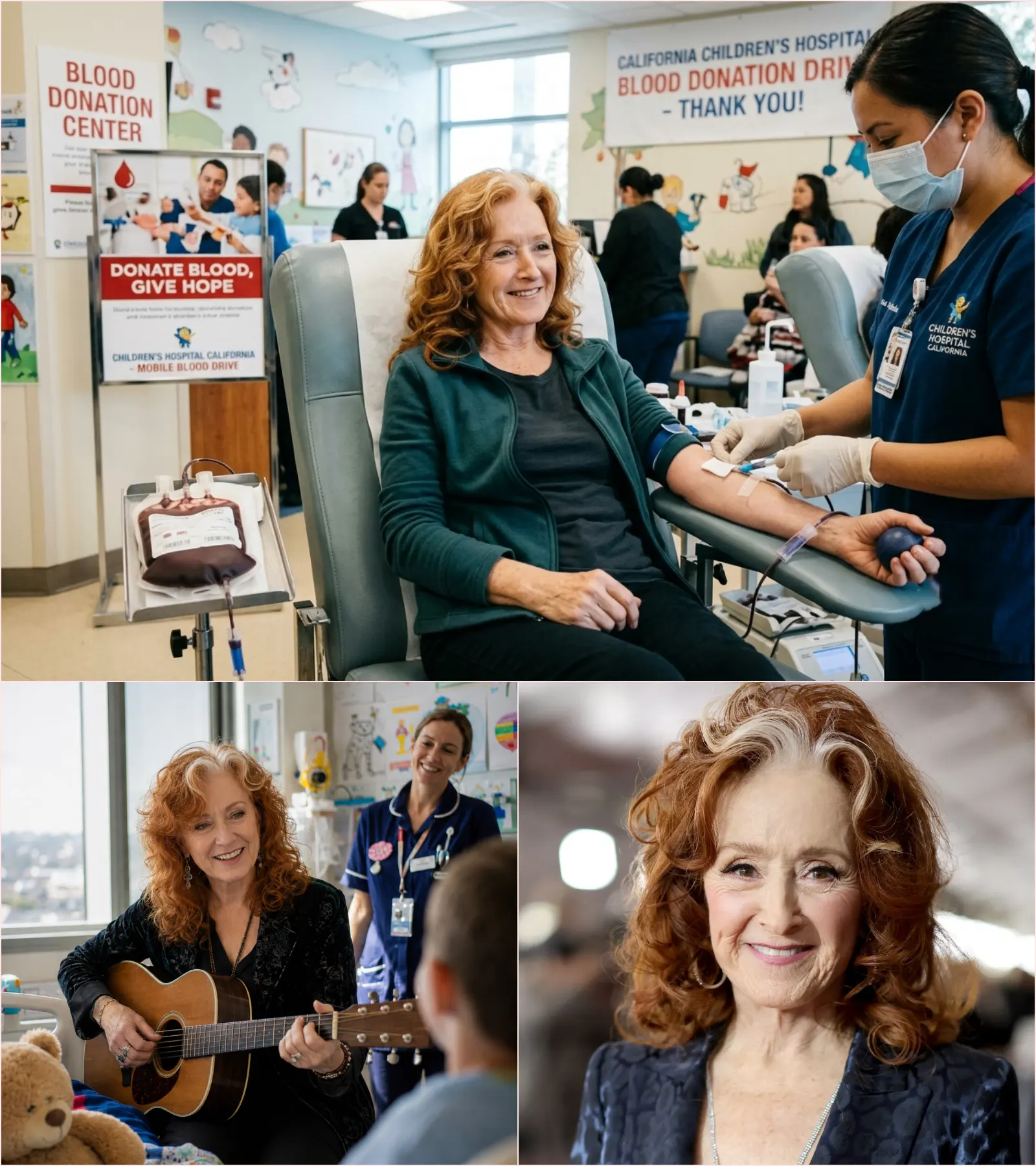 BONNIE RAITT’S REPORTED SECRET HOSPITAL VISITS REVEAL A SIDE FEW FANS HAVE EVER SEEN — THEN ONE CHILD ASKED HER TO SING