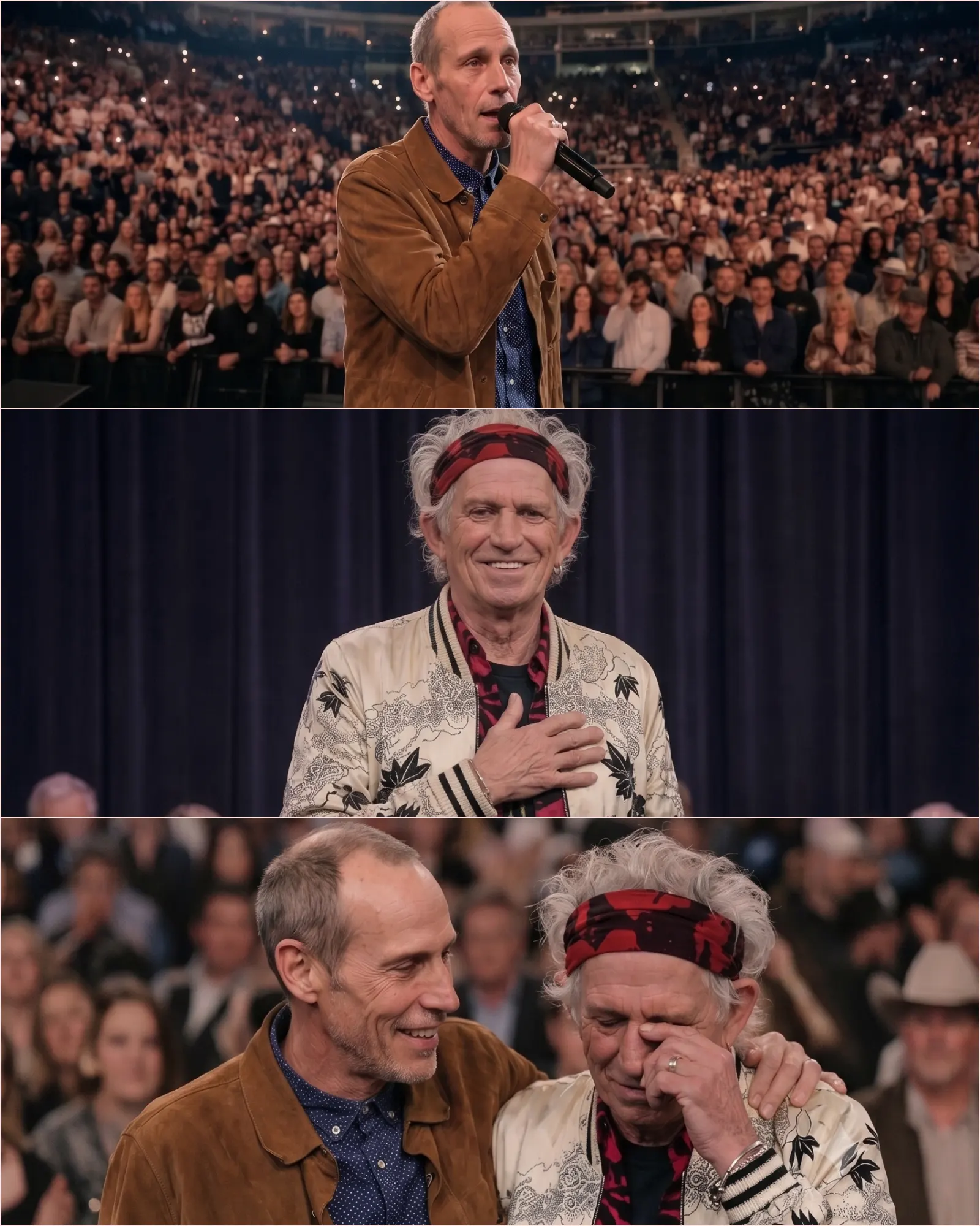 KEITH RICHARDS LEFT SPEECHLESS AFTER SON MARLON’S REPORTED ONSTAGE TRIBUTE — “THAT’S MY DAD”