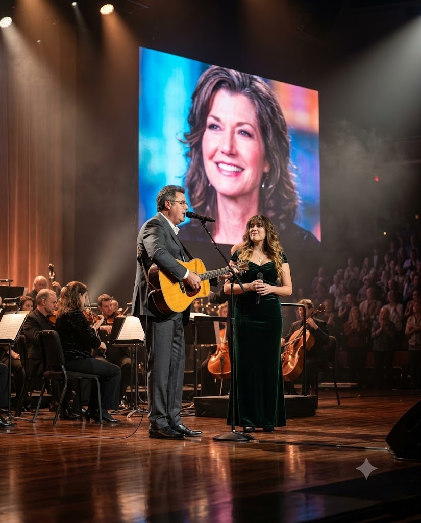 THE NIGHT VINCE GILL COULD BARELY HOLD BACK TEARS — WHILE HIS DAUGHTER SANG A PRAYER FOR AMY GRANT
