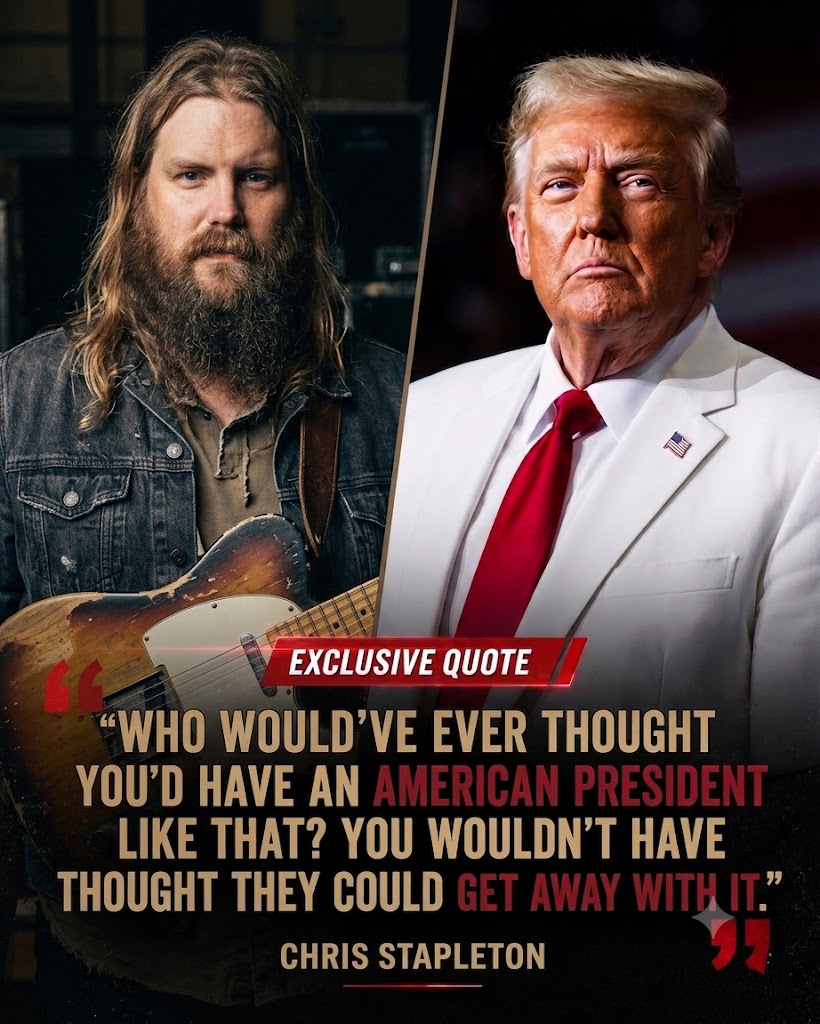 CHRIS STAPLETON WAS ASKED TO CHOOSE A SIDE — HIS ANSWER ABOUT AMERICA, PRIVACY, AND COMMON GROUND SAID SOMETHING BIGGER