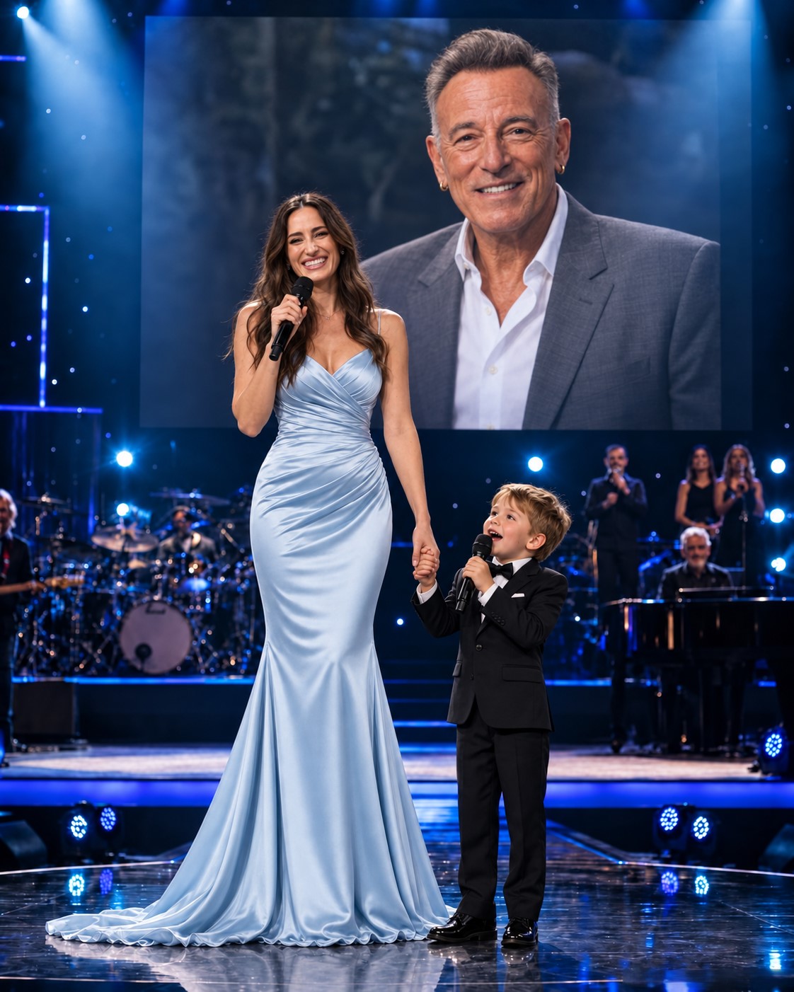 “GRANDPA, THIS SONG IS FOR YOU” — AN IMAGINED SPRINGSTEEN FAMILY TRIBUTE FINDS ITS HEART IN A CHILD’S VOICE